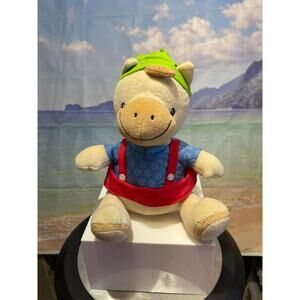 Elfe Barista Bear Plush Stuffed Animal Multicolor Toy 9"